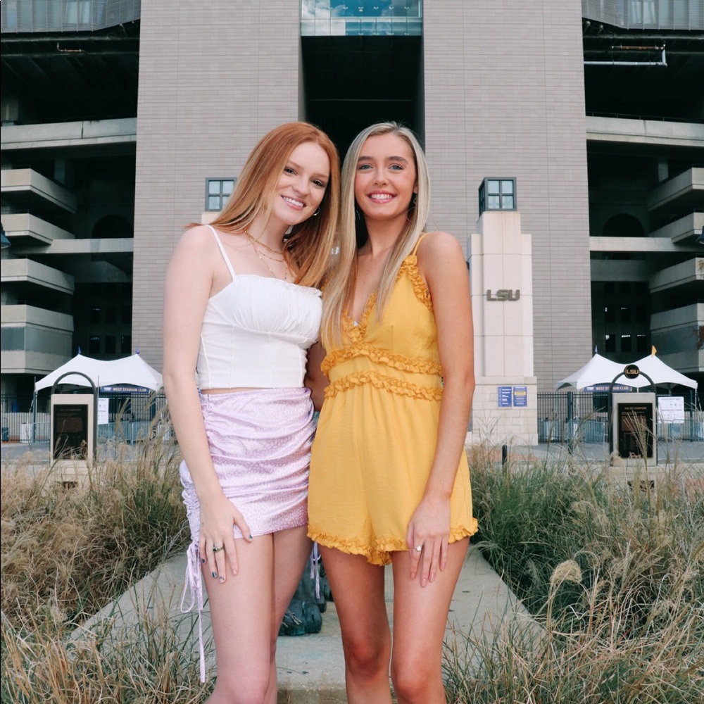 Yellow romper